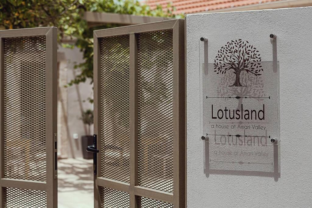 Lotusland, A Relaxing House At Amari Rethymno Villa Agia Fotini  Exterior photo